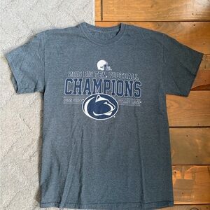 Penn State Gray 2016 Big Ten Football Champions T-Shirt Medium